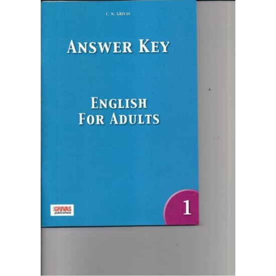 ENGLISH FOR ADULTS 1 ANSWER KEY